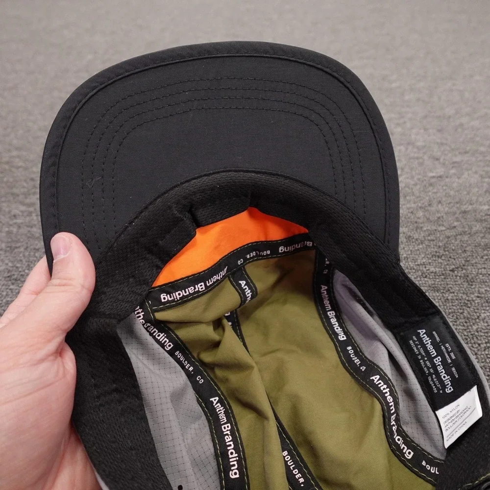 Anthem Branding Hat Cap Strap Back Mens One Size Multicolor 5 Panel Nylon Trail